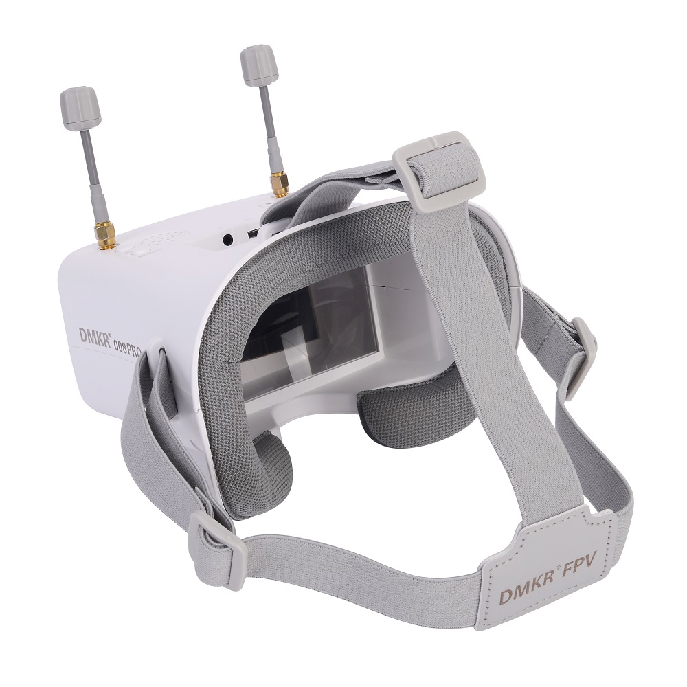 Drone Racing Goggles - نظارة FPV أصلية 008D PRO بيضاء