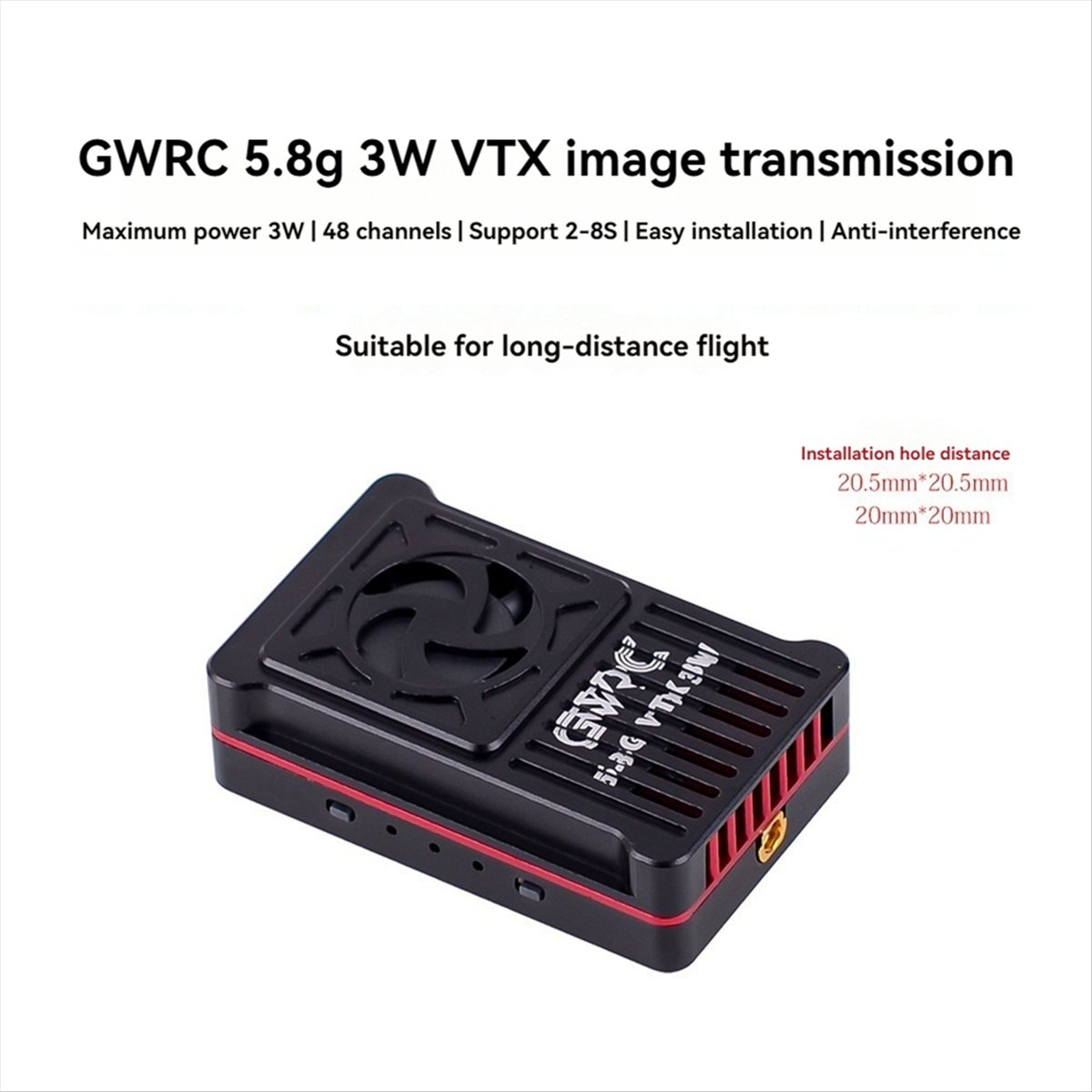 جهاز إرسال فيديو VTX بتردد 5.8 - مراجعة Drone Racing Vtx وسعره