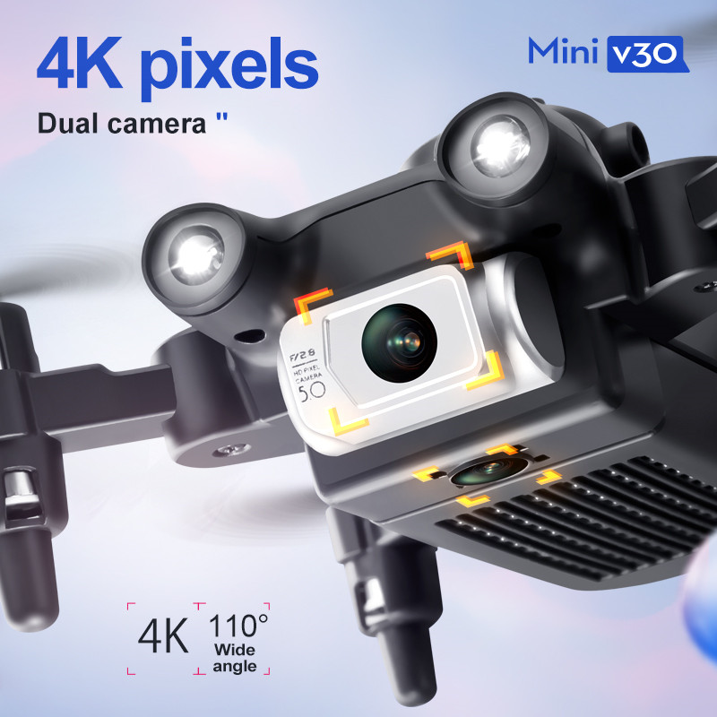 طائرة بدون طيار صغيرة V30 WiFi - مراجعة Drone Racing Camera وسعره