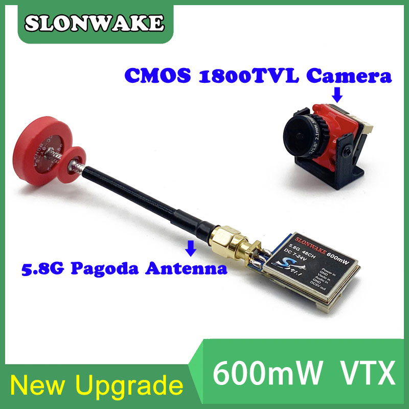 جاهز للاستخدام 5.8G 48CH 600mW - مراجعة Drone Racing Camera وسعره